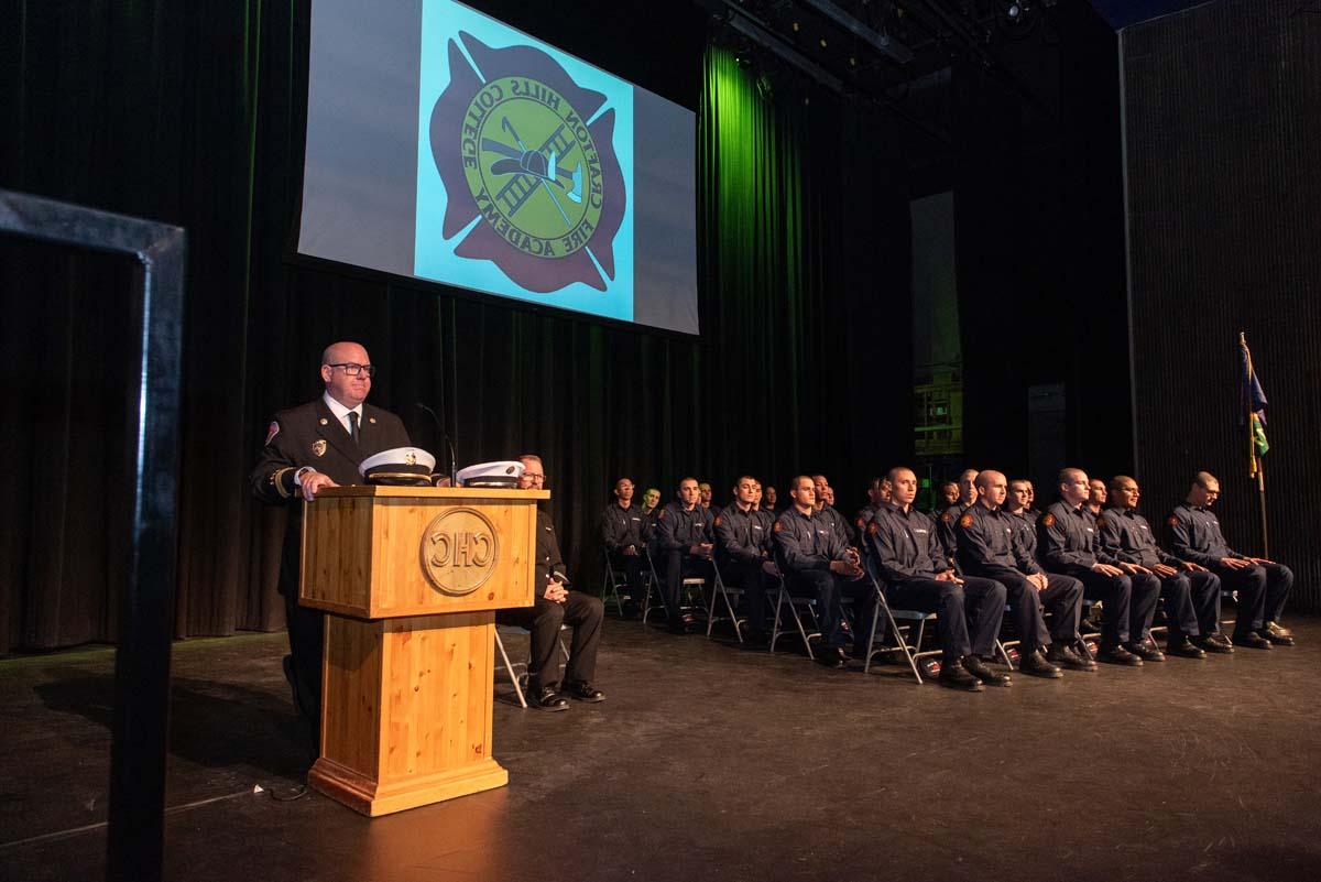 Academy 111 graduates from CHC Fire Academy.