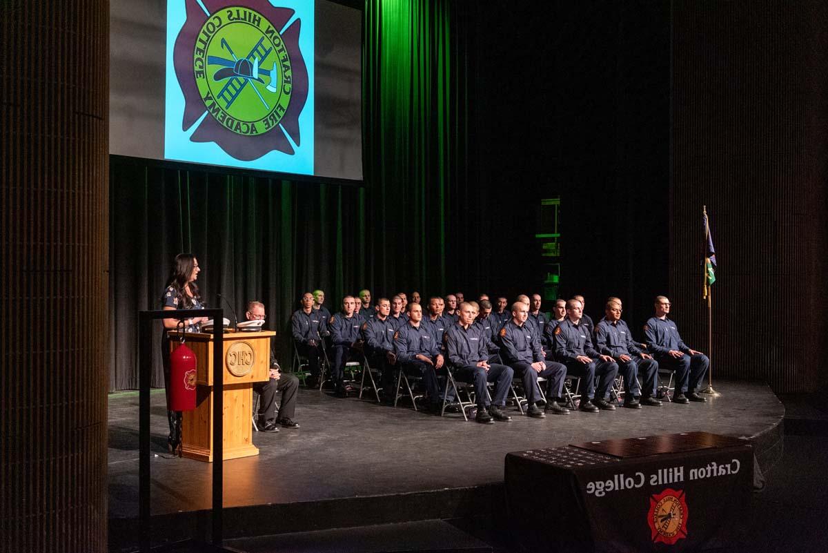 Academy 111 graduates from CHC Fire Academy.