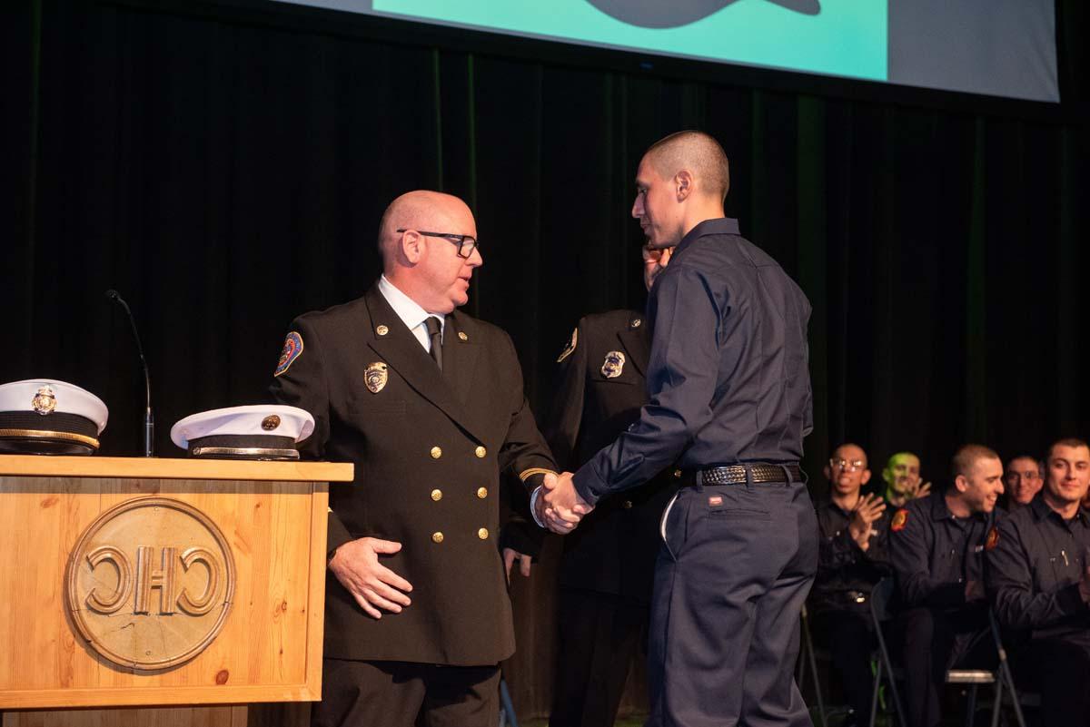 Academy 111 graduates from CHC Fire Academy.