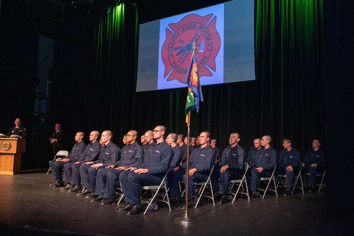 Academy 111 graduates from CHC Fire Academy.