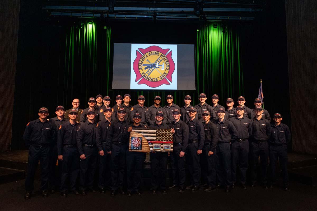 Academy 111 graduates from CHC Fire Academy.